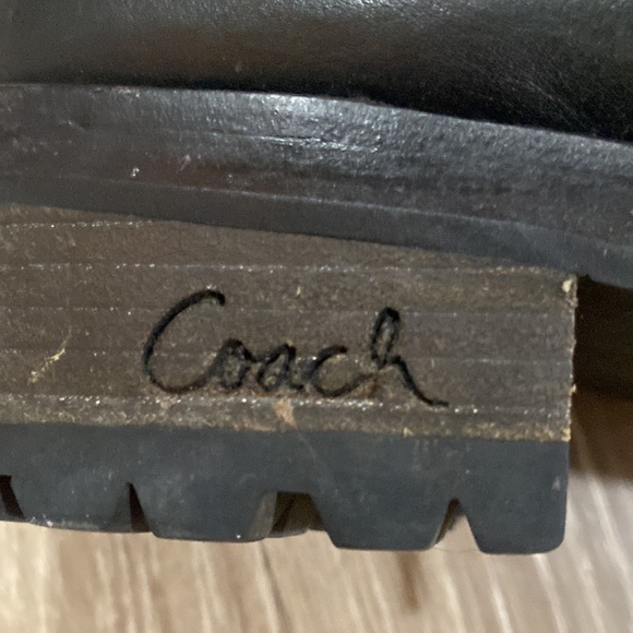 Coach black Beverly boots size 9b - Picture 4 of 5